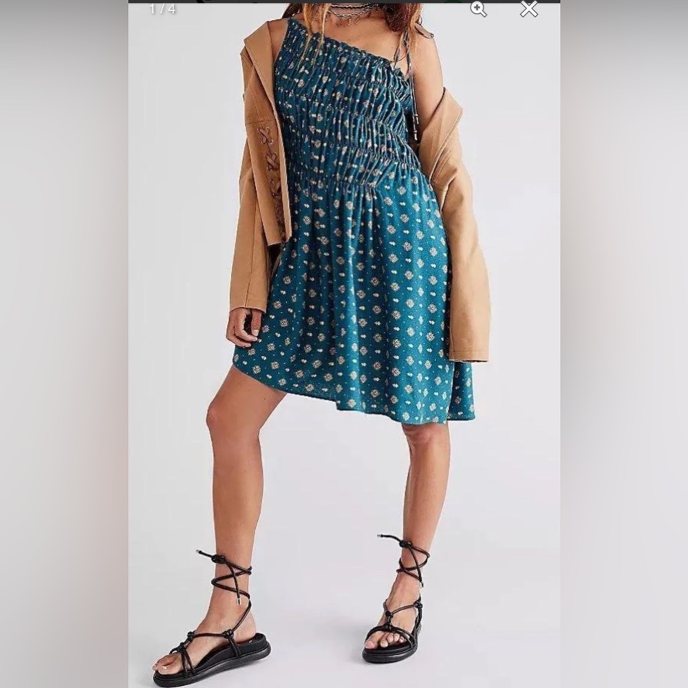 Free People Claminta Mini Dress Medium - Picture 3 of 10